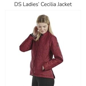 Dover Saddlery Jacket Cecelia Equestrian Women's Medium Cranberry Horse Riding